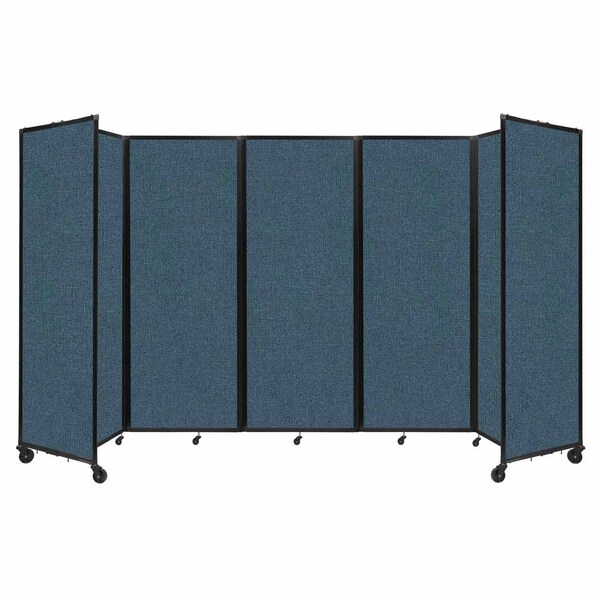 Room Divider 360 Folding Portable Partition 14' x 7'6" Caribbean Fabric